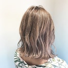 komei_ハイライト×ウォームベージュ×外ハネゆるボブ