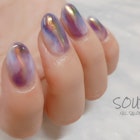 マーブル オーロラ パープル