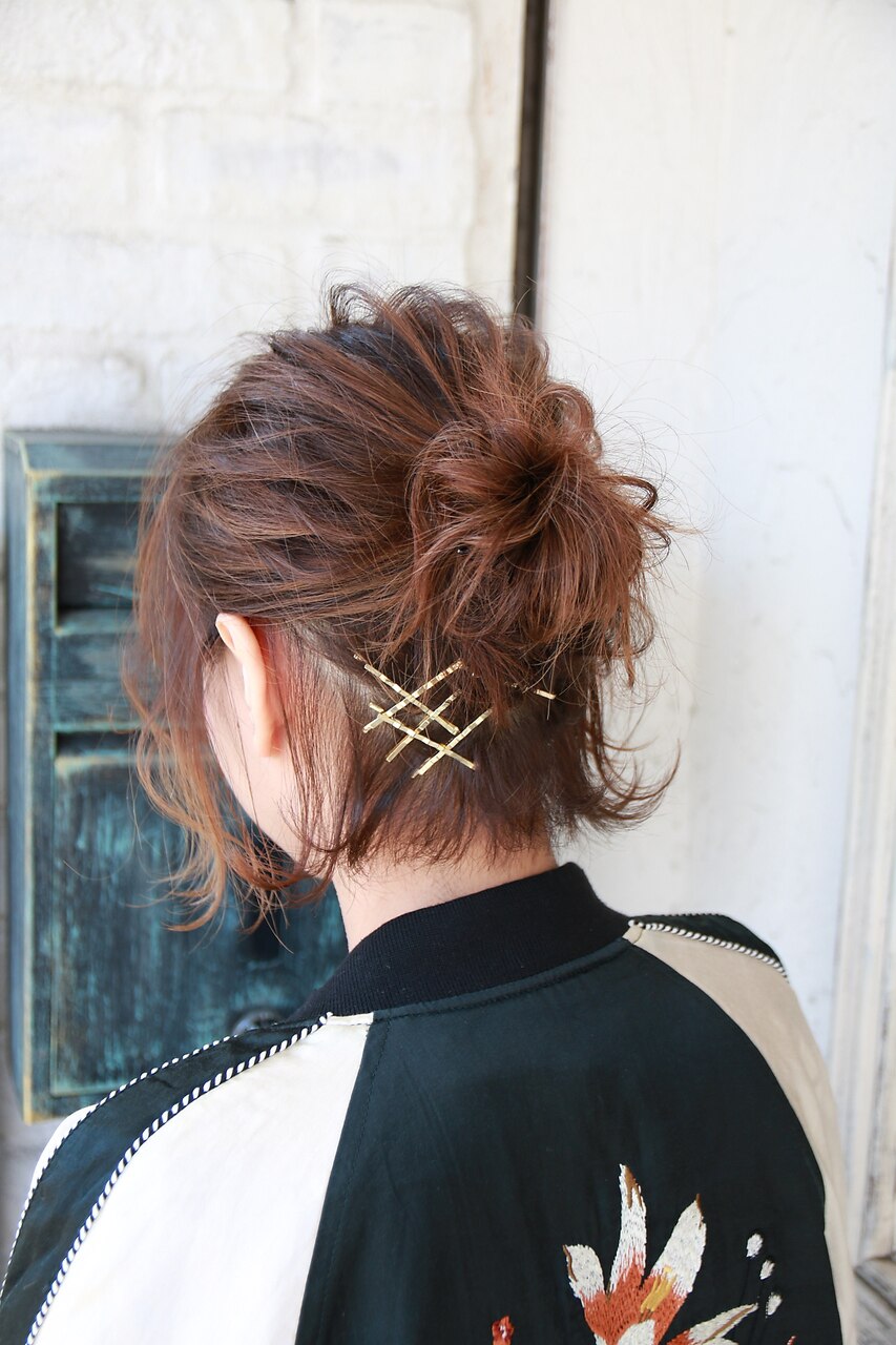 『estrela』ボブでもできるお団子アレンジ