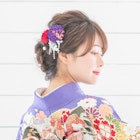 ロープ編みふわふわアップスタイル☆ノットヘア