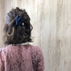 『estrela』ボブでもできるお呼ばれハーフアップアレンジ