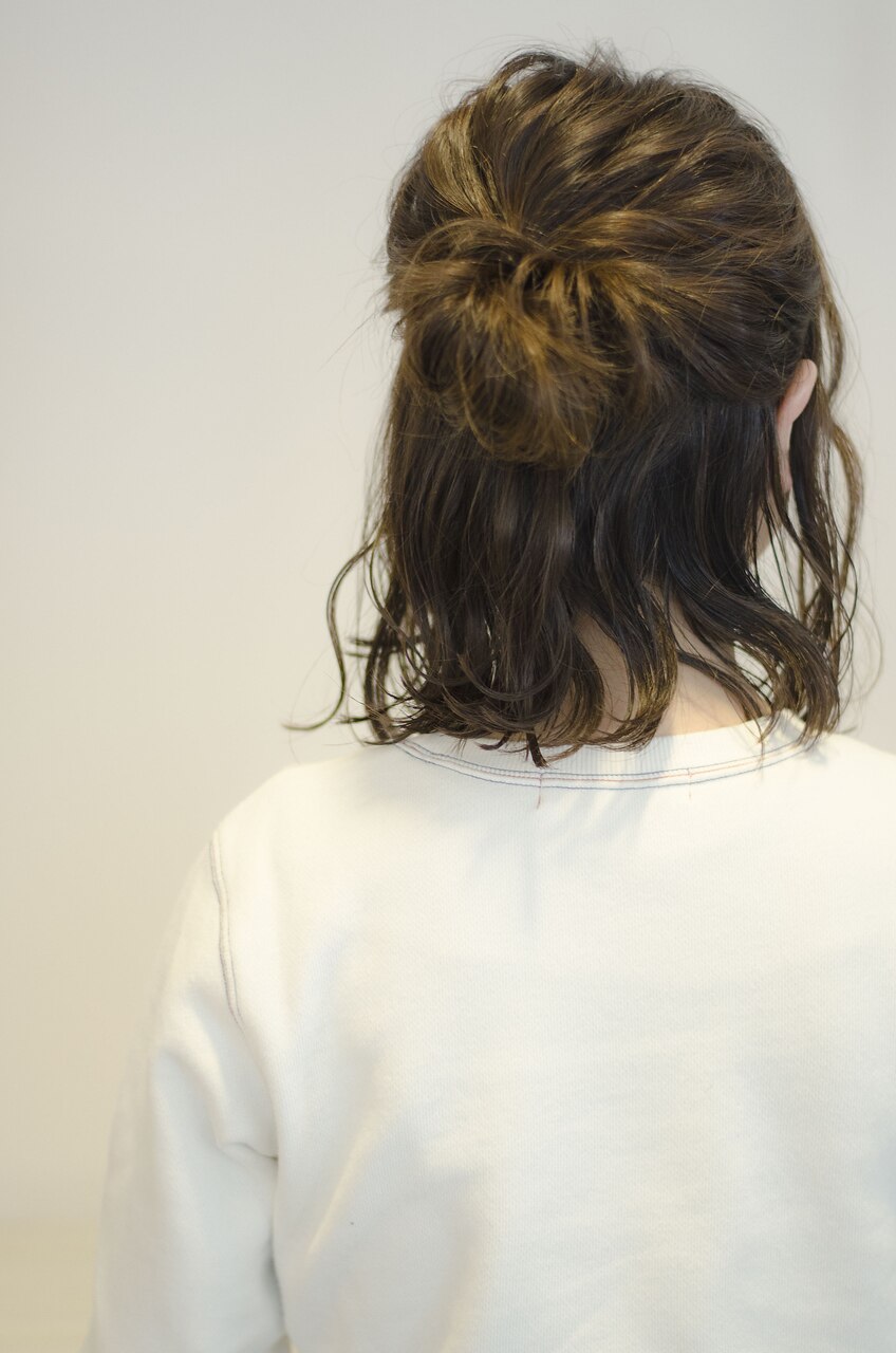 union×ユルカワハーフアップ