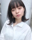 大人ガーリー/くびれボブ/韓国/原宿グレージュ  大人ボブ 黒髪