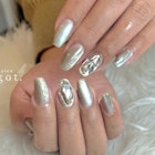 縦ニュアンスラインネイル