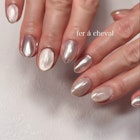 マグネット+ミラーネイル