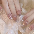 チークマグネットフレンチネイル