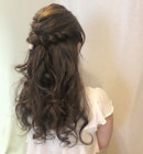 【下北沢＊I'll b hair＊】編み込み&ねじり編みハーフアップ