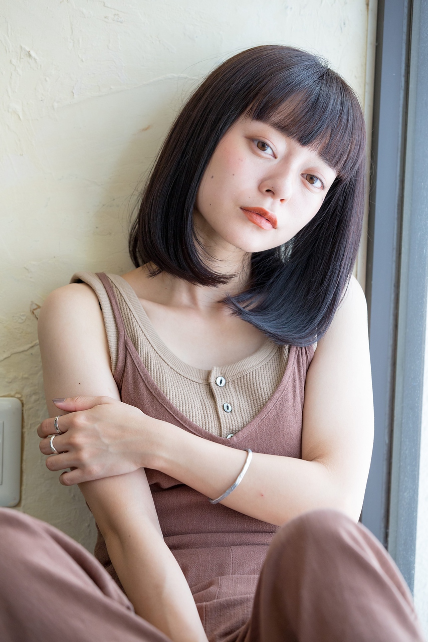 【四百倍スタイル】ナチュラル女子にオススメ♪ワンカールボブ