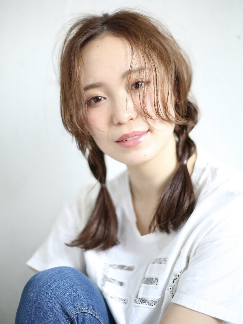 簡単三つ編みアレンジ