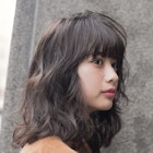 ダークグレージュにパーマスタイルで!