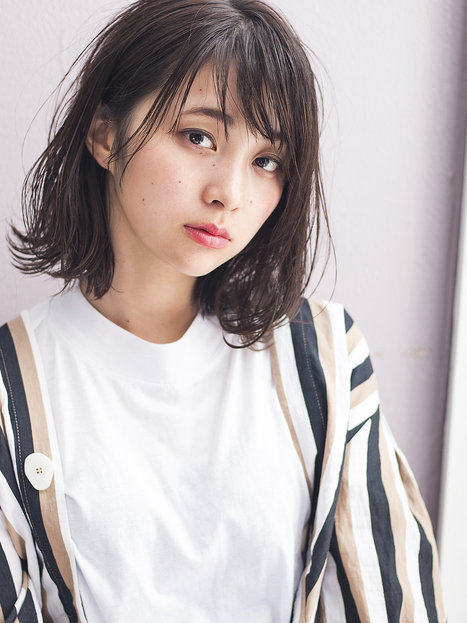 セミウェットな抜け感ボブ６＊小顔◎　GAFF表参道　岡田道好