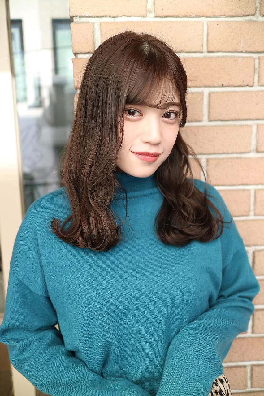 【salon de MiLK 原宿】イルミナ×耳かけアッシュウェーブ