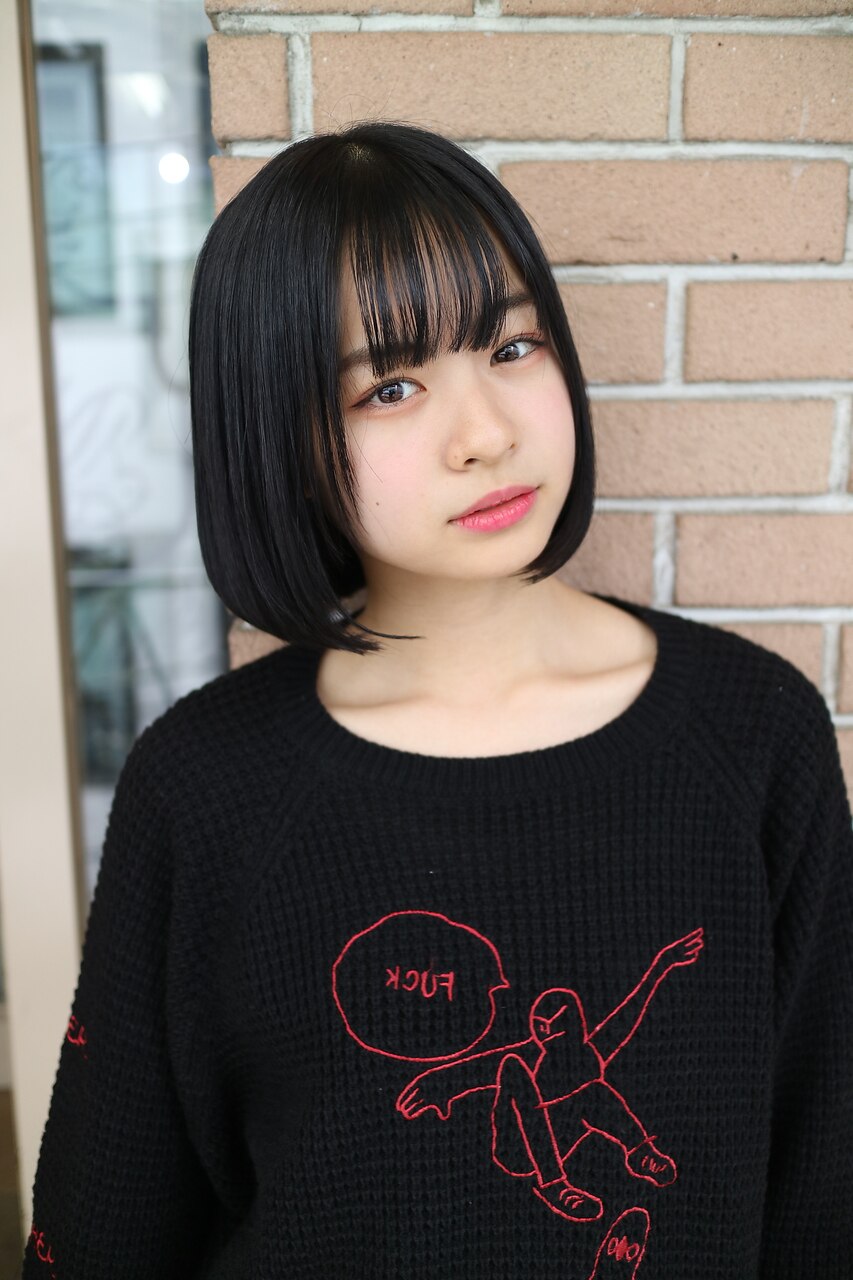 【salon de MiLK 原宿】前髪透け感ナチュラルボブ