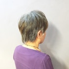 【FLAME 天文館】グレイヘア☆大人ベリーショート