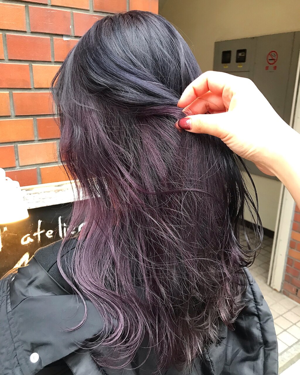 【KoMoNo RIN】インナーカラーパープル