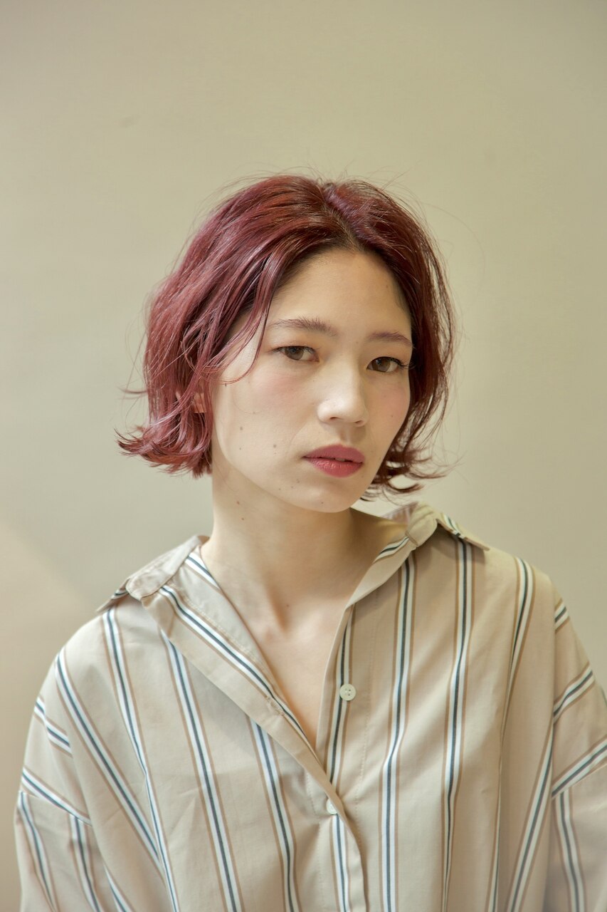 。。。Niii。。。ピンク×ボブ