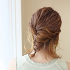 キャラメルブロンドミディ☆フィッシュボーンアレンジ!