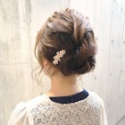 【FLAME 天文館】ウェディングヘアにオススメ☆二つ編みアレンジ