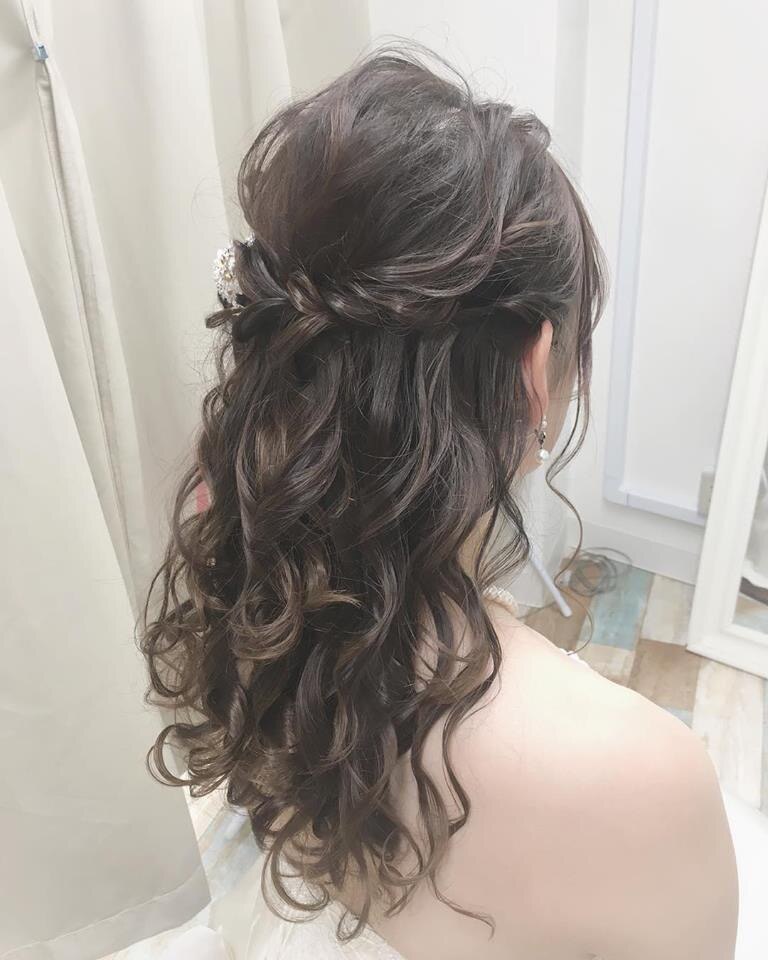 egerie lab. 小花×ハーフアップ