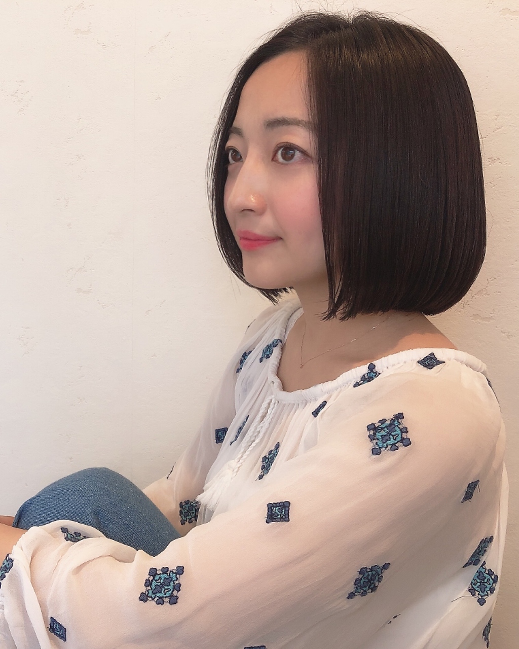 ダークアッシュボブ