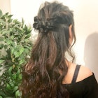 カジュアルモテハーフアップ