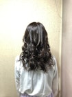 巻き髪スタイルセミロング