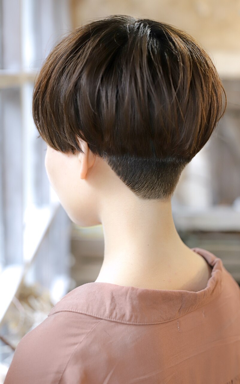 【+〜ing 】刈り上げエッジショートサイドライン【柳沼くるみ】