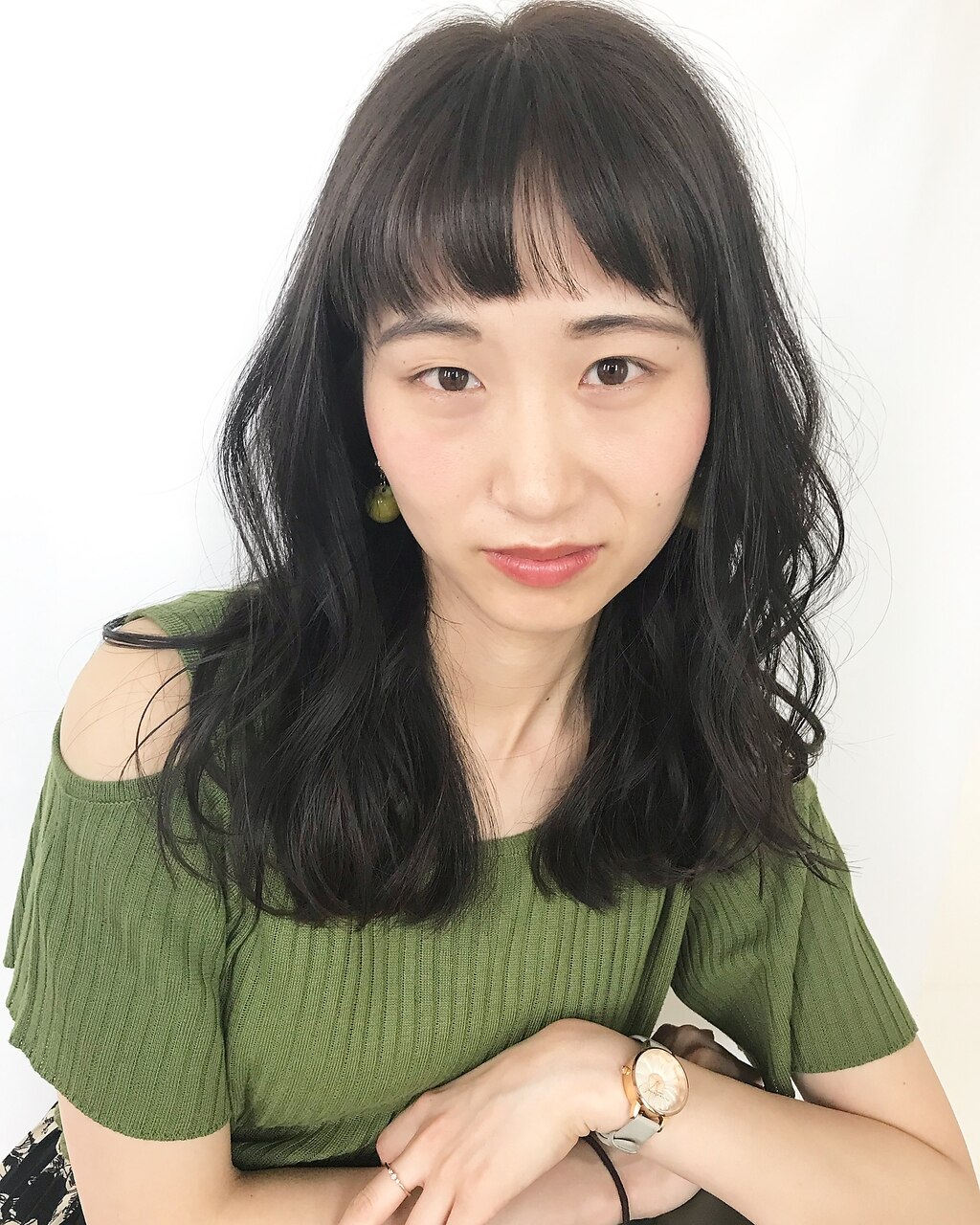 眉上バング