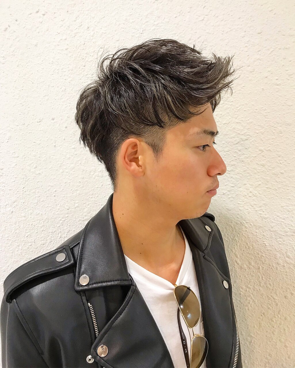 三代目 登坂広臣ヘア ジェットモヒカンショートレイヤーツーブロ