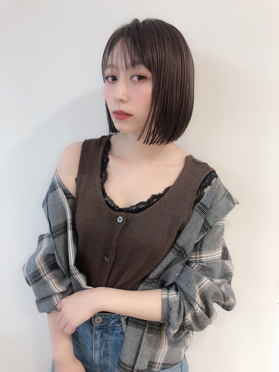 ストレートボブ autumn　beige