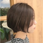 【20代、30代、40代】ナチュラルショートボブ