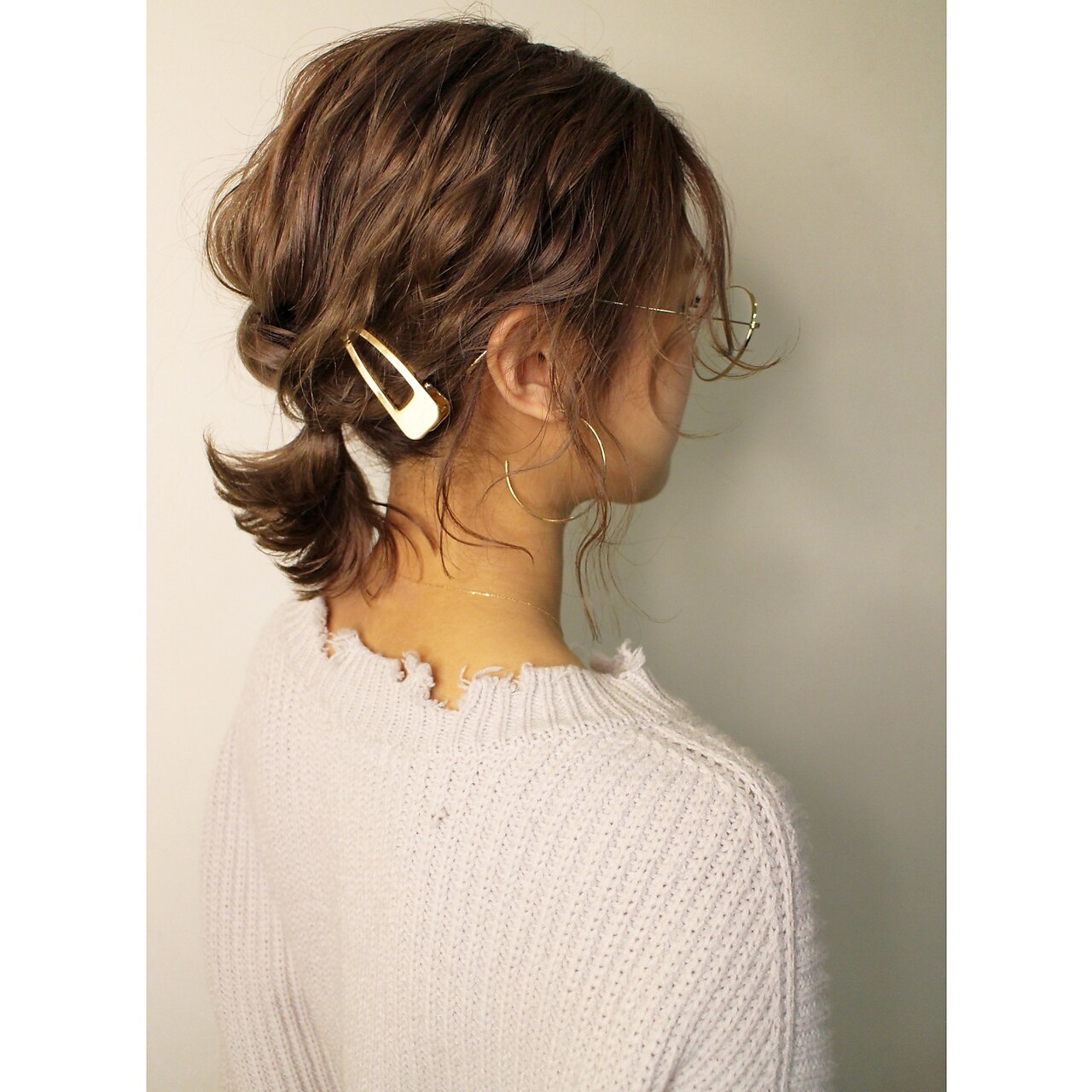 似合わせ 簡単アレンジ ラベージュ