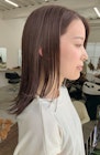 セミロング/パープルブラウン