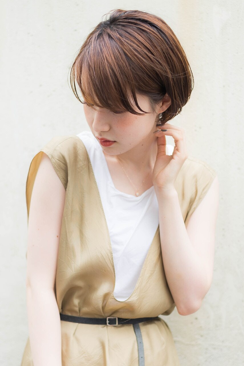 前髪ありのかっこいいショートヘアはコレ!5大スタイル&髪色別サンプルカタログのサムネイル画像