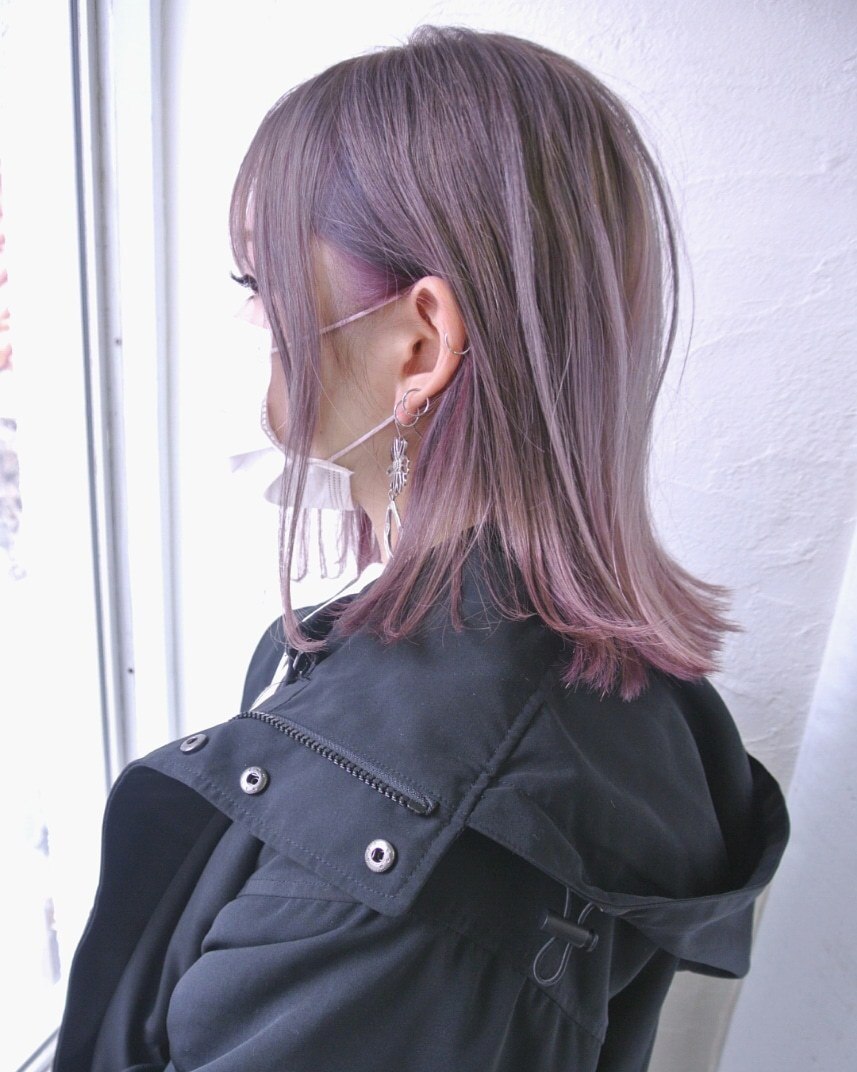 ラベンダーアッシュグラデーション★ 藤原
