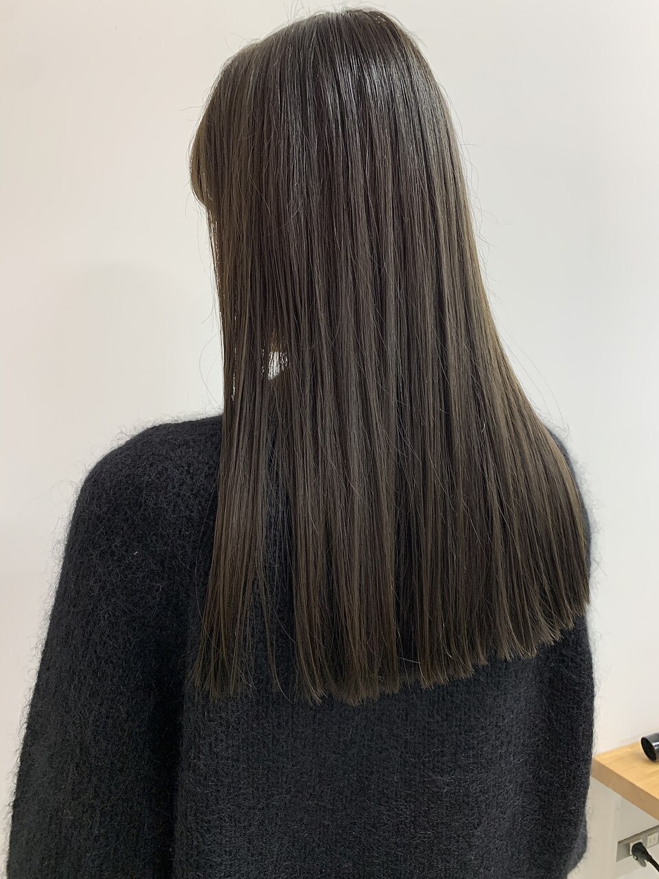 艶感ロング/アッシュグレー