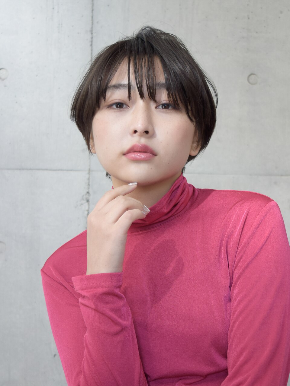 ミニマムショート　シースルーバング＃大人かわいい＃前髪