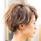 ふんわり明るい印象にしたい時など…ショートグラ×柔らかパーマ