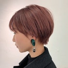 *【AO】スモーキーピンクショートヘア◎