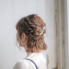 特別な日に♪編み込みハーフアップ