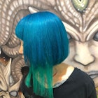 マリンカラーのくらげちゃんヘアー 個性的