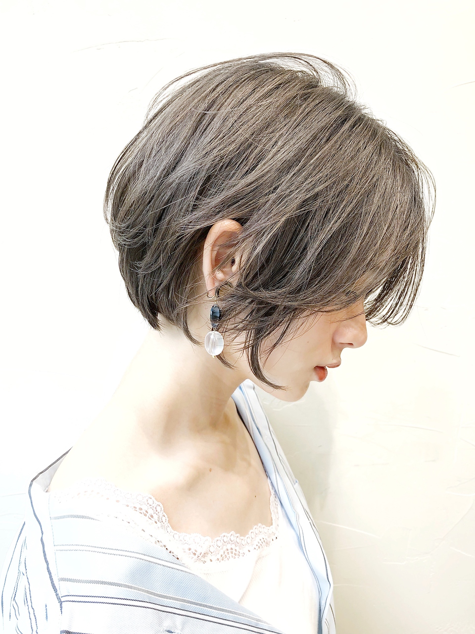 【NEUTRAL DOOR 浦】ふんわり束感ショートボブ　サイド