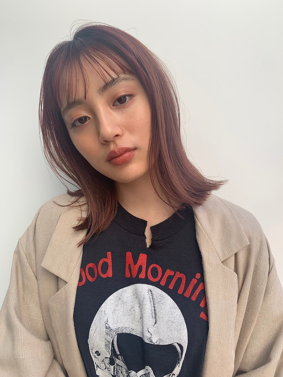 大人お洒落な鎖骨ミディ！【Luxe井上彩】