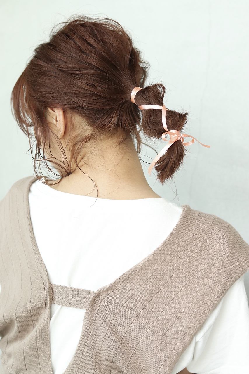 【hair salon W】大人気♪紐アレンジ
