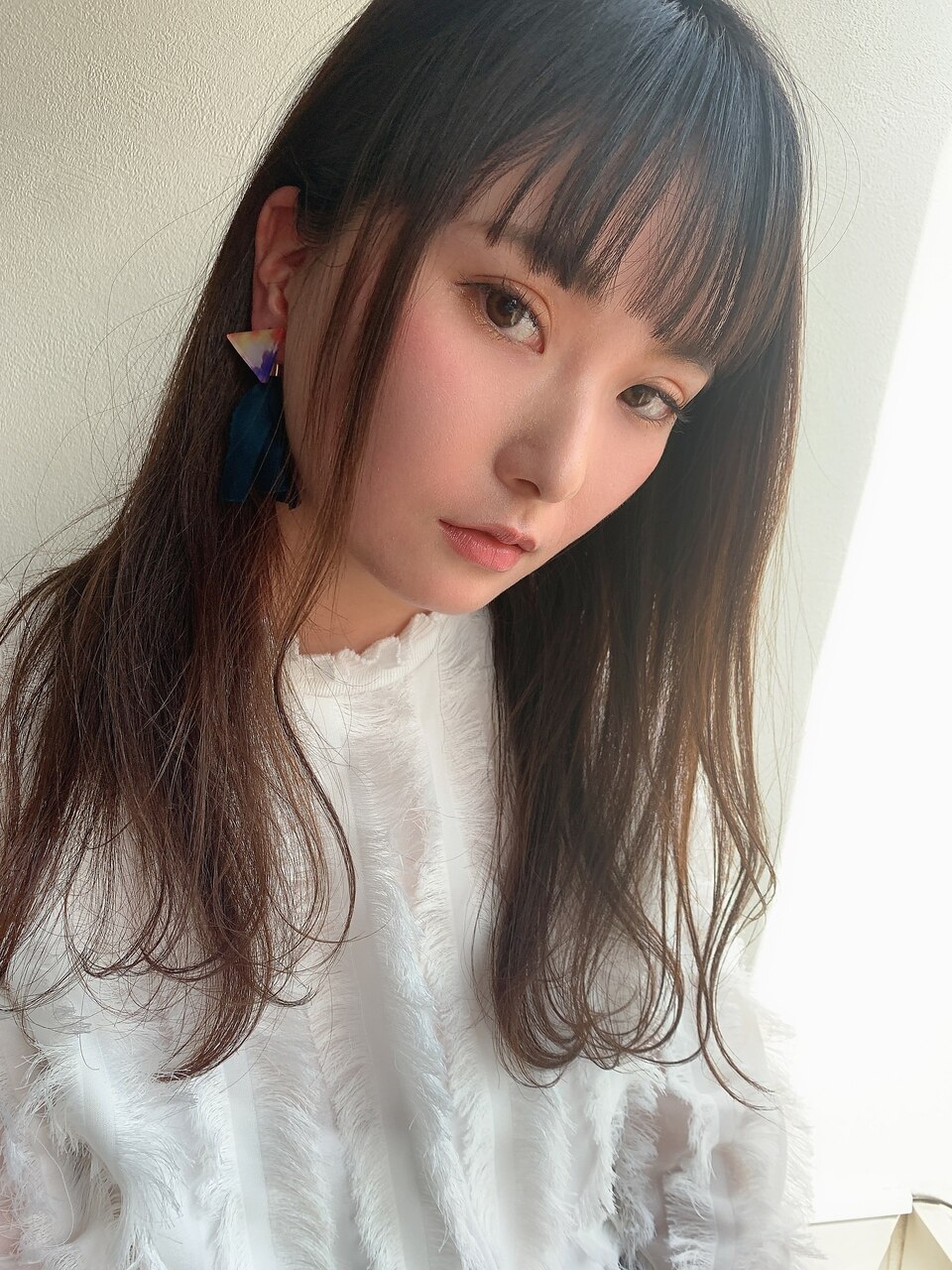 ナチュラルストレート☆ワイドバング☆AMU