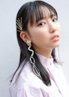 【LOJE】黒髪のセミロングをモードヘアに。