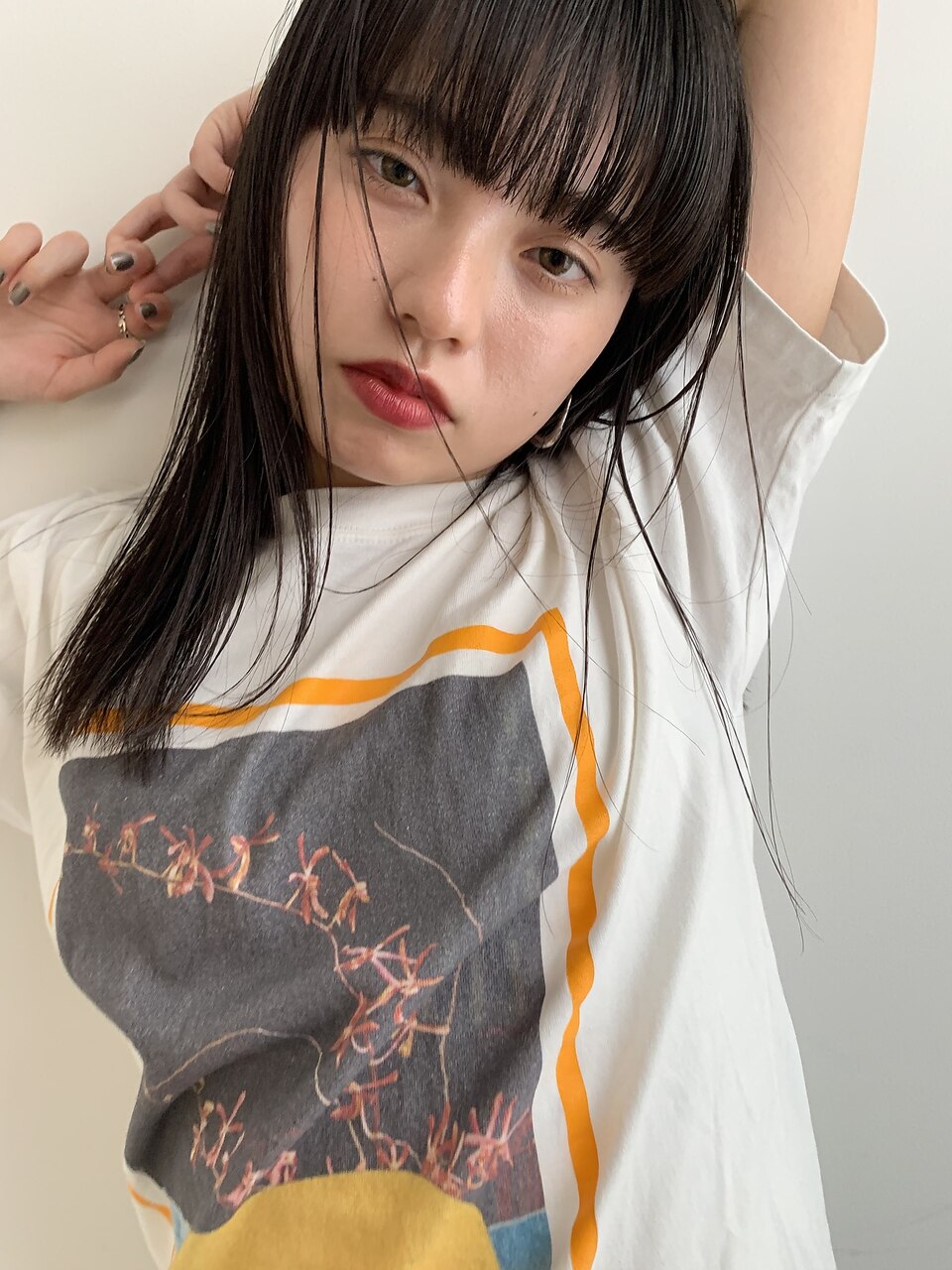 ワイトバング×切りっぱなしロング/沼田