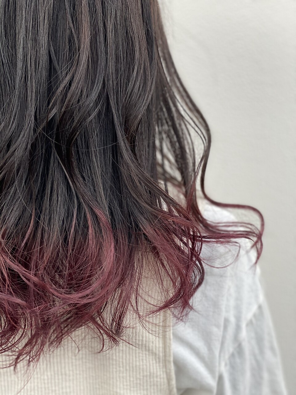 【little鈴江】ローズヒップ裾カラー