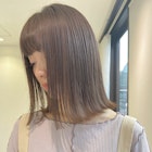 【YOKE】大人かわいい20代30代シアーカラーラベージュロブ