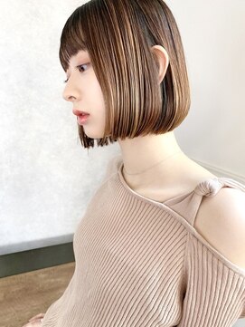 【December】大人かわいい フレンチボブ アッシュブラウン♪